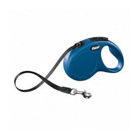 Correa Extensible Flexi New Classic (Color Azul) Accesorios de Paseo para Perro Patitas&co