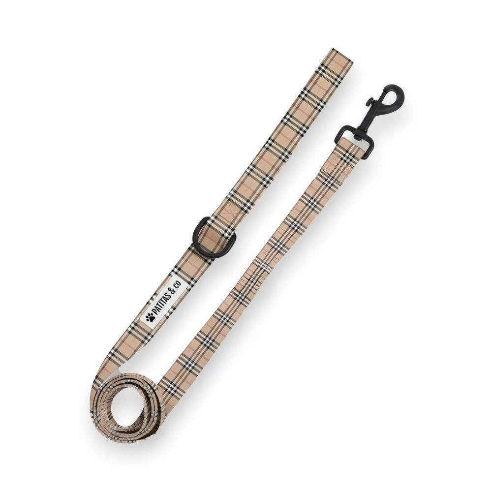 Correa Patitas Cuadros Accesorios de Paseo para Perro Patitas&co