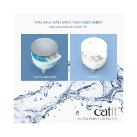 Catit Pixi Filtros para Fuente de Agua x6 Accesorios para Gatos Patitas&co