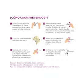 PrevenDog Collar Antiparasitario de 60 cm para Perros hasta 10 kg Antiparasitarios y Repelentes para perros Patitas&co