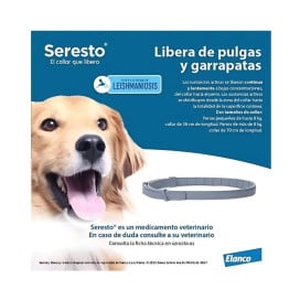 Seresto Collar Antiparasitario para Perro Antiparasitarios y Repelentes para perros Patitas&co