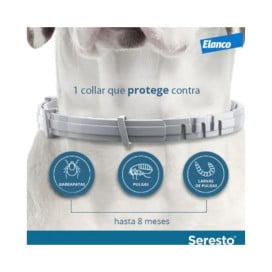 Seresto Collar Antiparasitario para Perro Antiparasitarios y Repelentes para perros Patitas&co