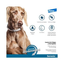 Seresto Collar Antiparasitario para Perro Antiparasitarios y Repelentes para perros Patitas&co
