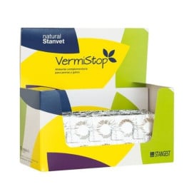 Stangest Suplemento Vermistop Desparasitario Perros y Gatos 20 Comprimidos Vitaminas para Perros y otros Suplementos Patitas&co