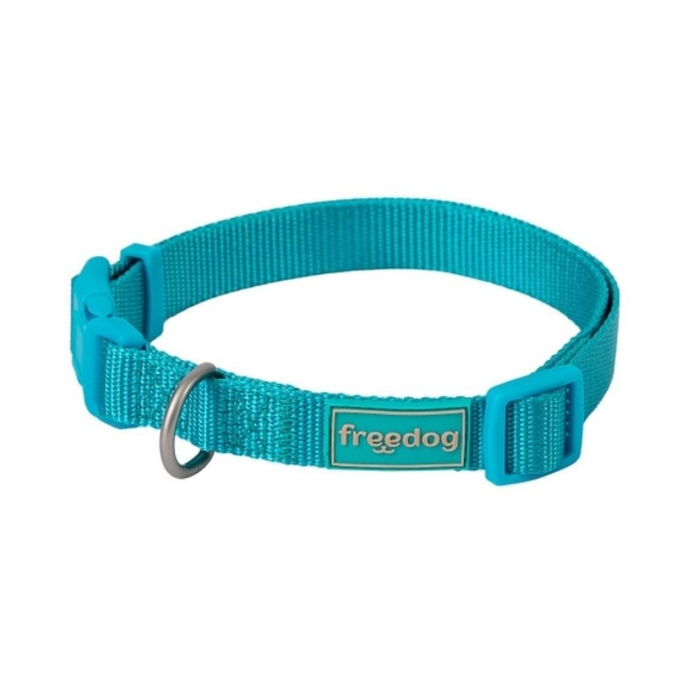 Freedog Collar Nylon Basic Turquesa Accesorios de Paseo para Perro Patitas&co