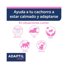 Adaptil Collar Junior para Perro Cachorro Feromonas y Relajantes para Perros Patitas&co