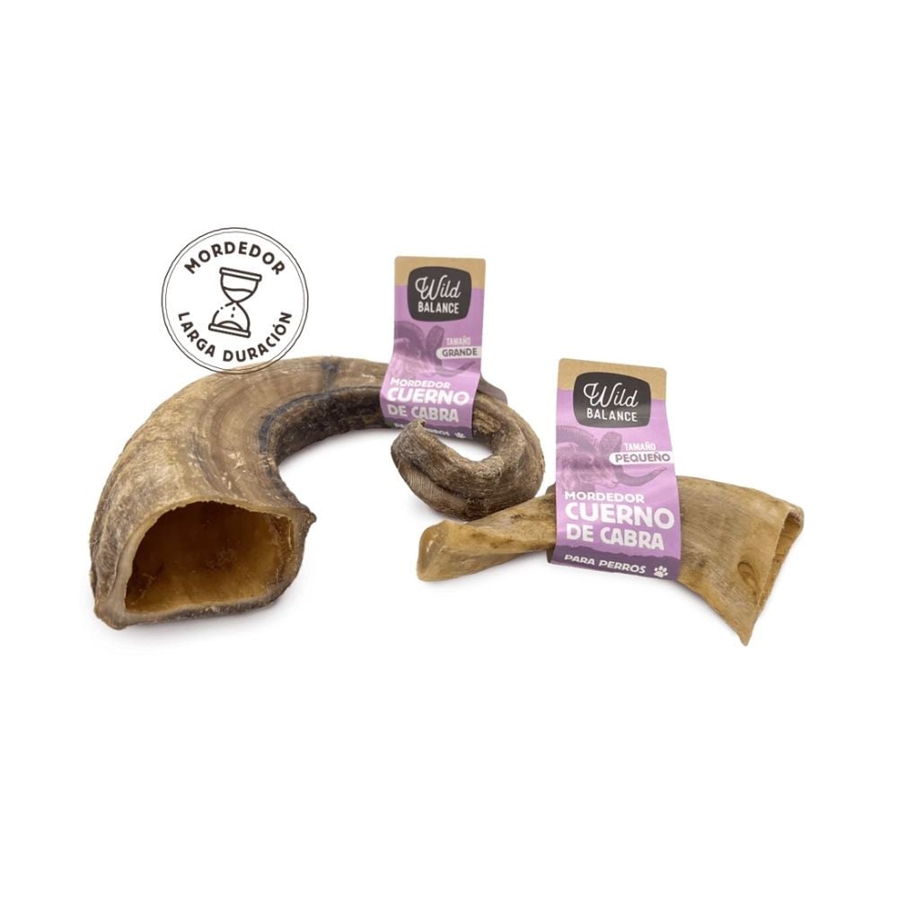 Wild Balance Mordedor Cuerno de Cabra (ud) Mordedores para Perros Patitas&co