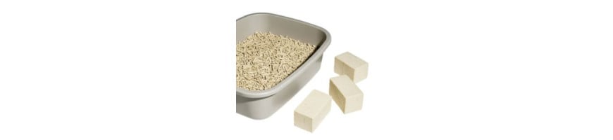 Arena de tofu para gatos
