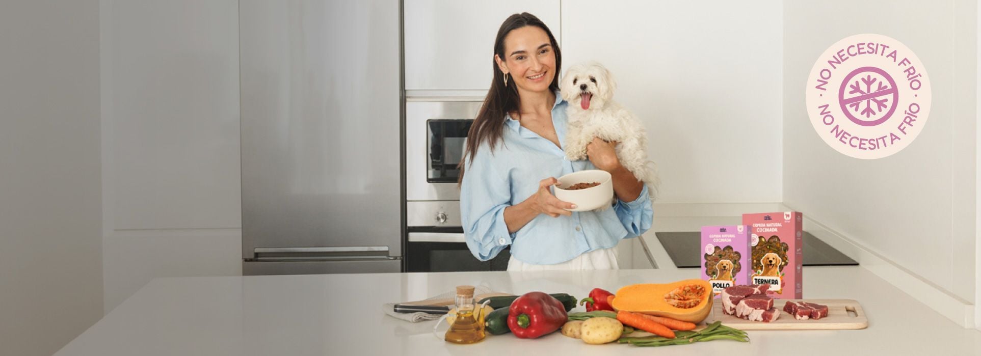 Comida Natural cocinada Slide background