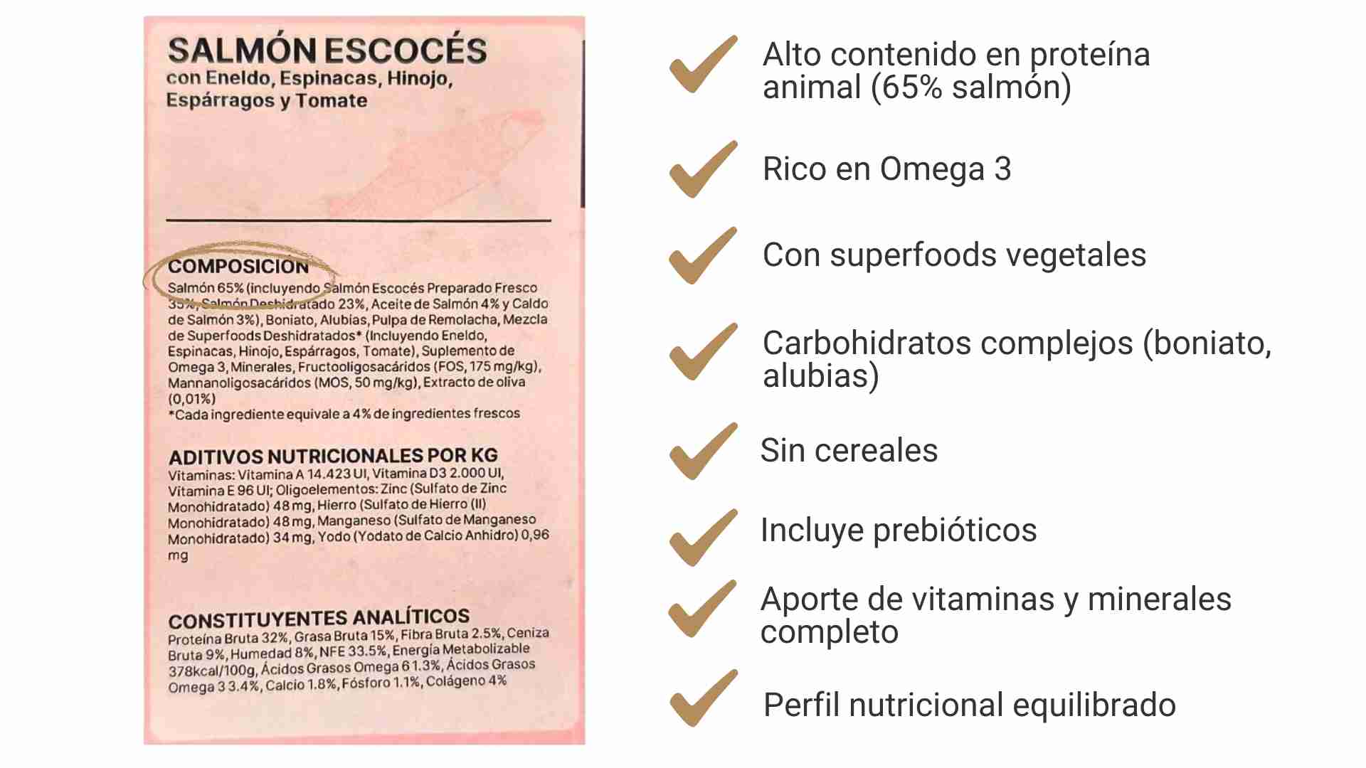  Etiqueta pienso comentario positivo