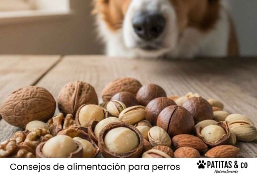 ¿Los perros pueden comer frutos secos? Cuáles sí, cuáles no y riesgos