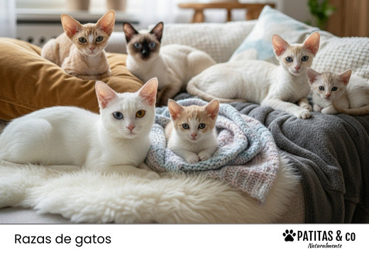 Razas de gatos pequeños con grandeza en el corazón